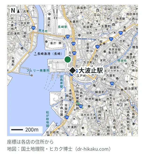 スマートクール ゆめタウン夢彩都店・大波止駅 206m・徒歩3分