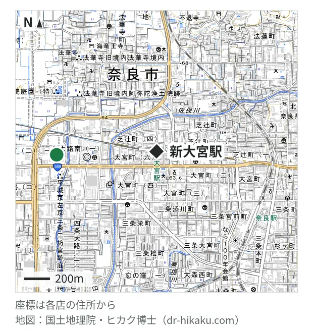 アイプラス 奈良ミナーラ店・新大宮駅 777m・徒歩10分
