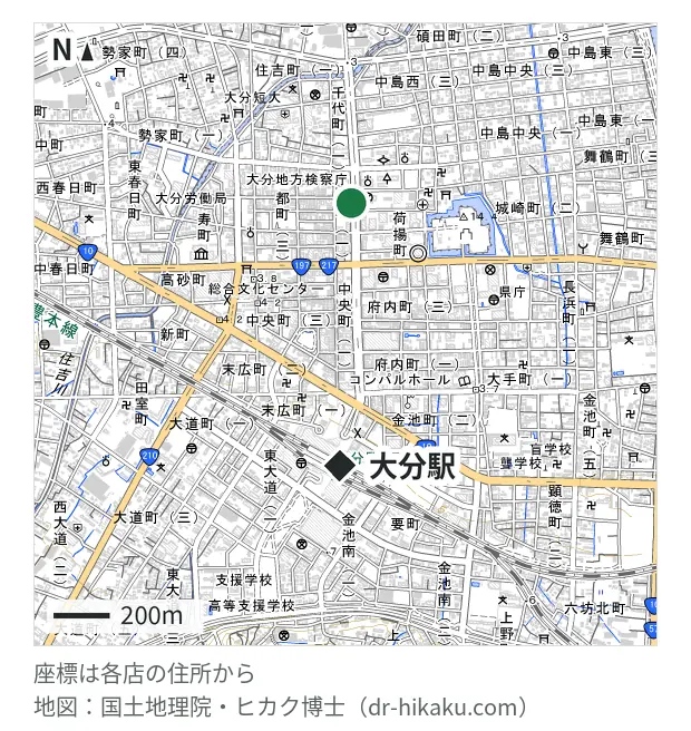 Repair540・大分駅 942m・徒歩12分