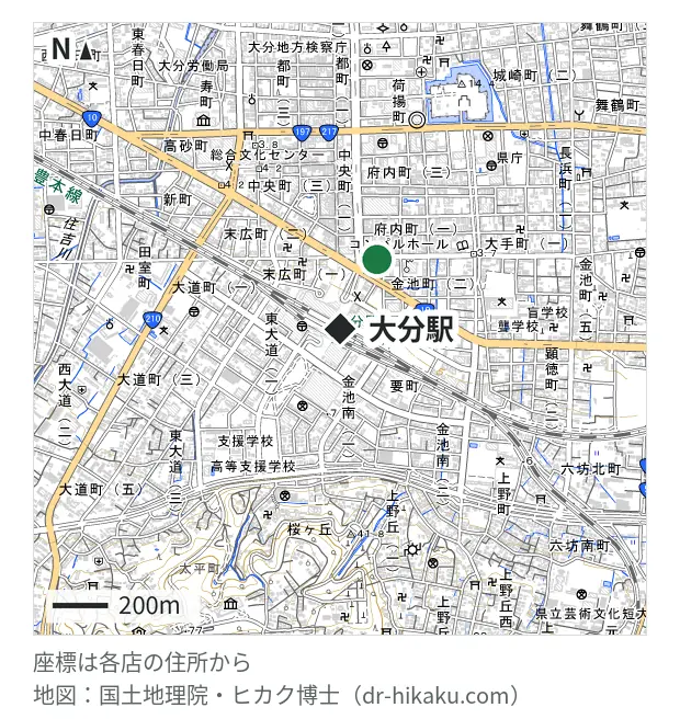 スマホピッとイン 大分駅前店・大分駅 287m・徒歩4分