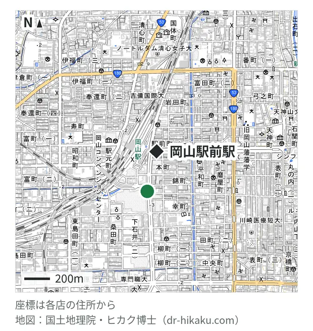 スマートクール イオンモール岡山店・岡山駅前駅 319m・徒歩4分