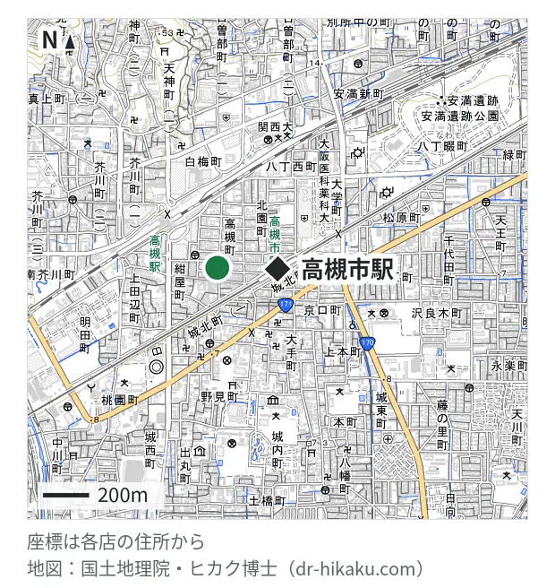 フジ・ジャパン 高槻町本店・高槻市駅 263m・徒歩4分