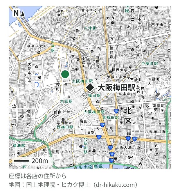 iCrackedStore グランフロント大阪・大阪梅田駅 355m・徒歩5分