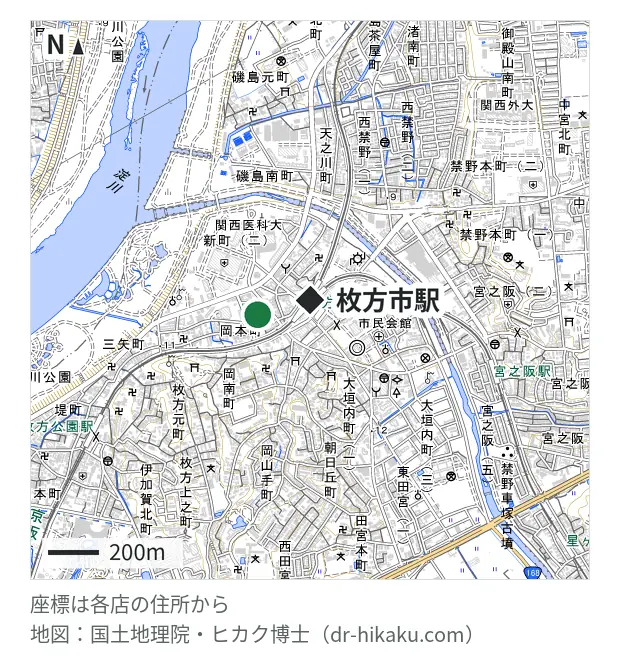 iCrackedStore 枚方ビオルネ・枚方市駅 208m・徒歩3分