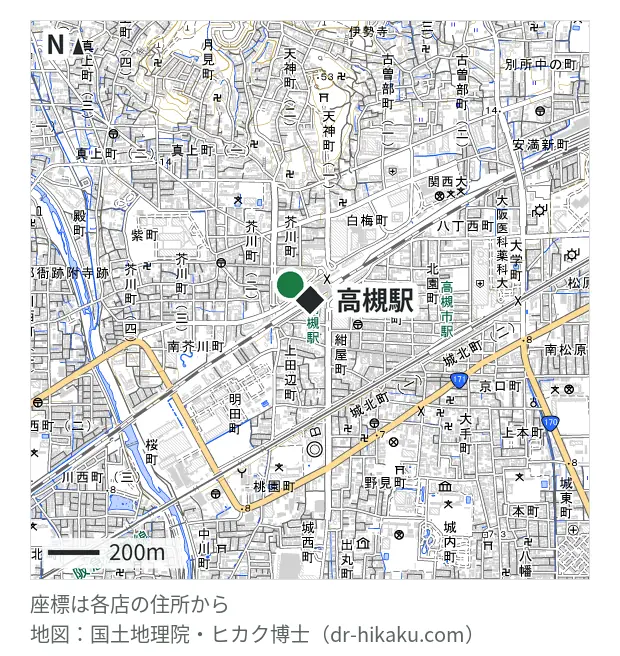 テレスマ アル・プラザ高槻店・高槻駅 98m・徒歩2分