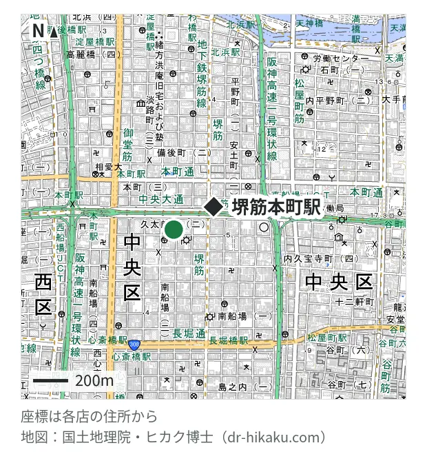 ケイワンインターナショナル・堺筋本町駅 260m・徒歩4分