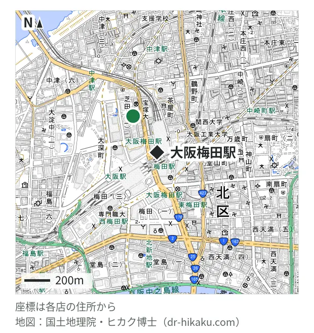 スマホ修理 まえはま 梅田店・大阪梅田駅 241m・徒歩4分