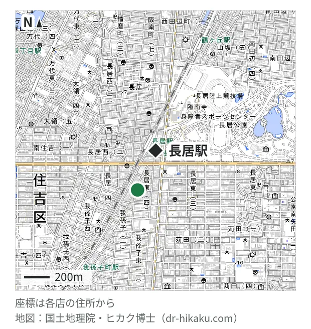 PTFIX・長居駅 345m・徒歩5分