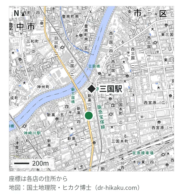 スマコレ キュリオステーション大阪三国店・三国駅 357m・徒歩5分