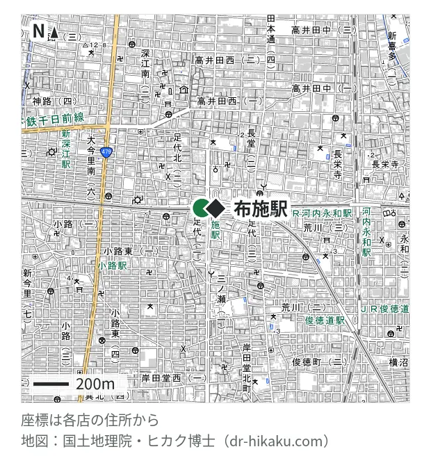 スマホスピタル 東大阪ロンモール布施店・布施駅 76m・徒歩1分