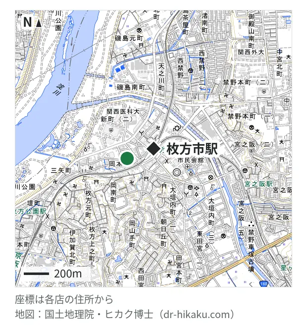 スマホスピタル ビオルネ枚方店・枚方市駅 217m・徒歩3分