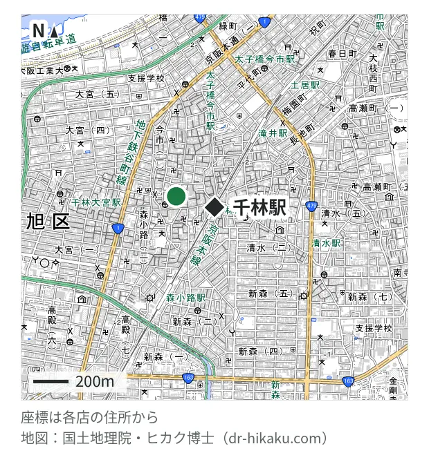 スマモバ 千林店・千林駅 226m・徒歩3分