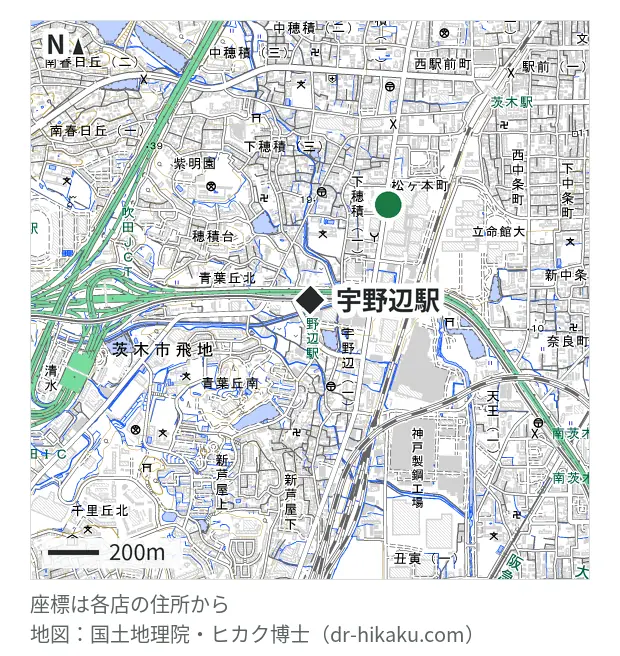 スマートクール イオンモール茨木店・宇野辺駅 483m・徒歩7分