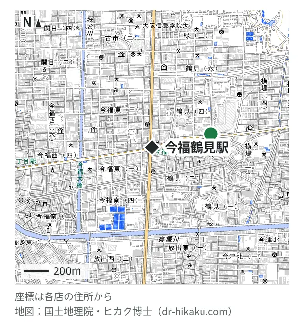スマートクール イオンモール鶴見緑地店・今福鶴見駅 483m・徒歩7分
