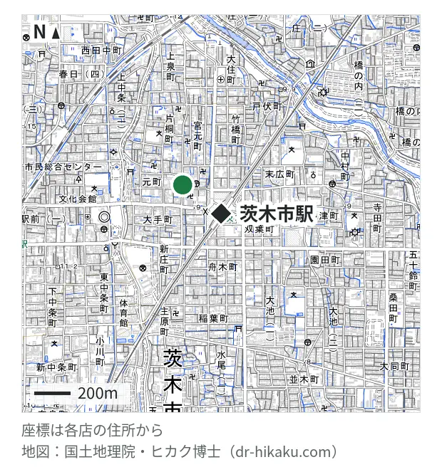 スマホ修理工房 茨木店・茨木市駅 264m・徒歩4分