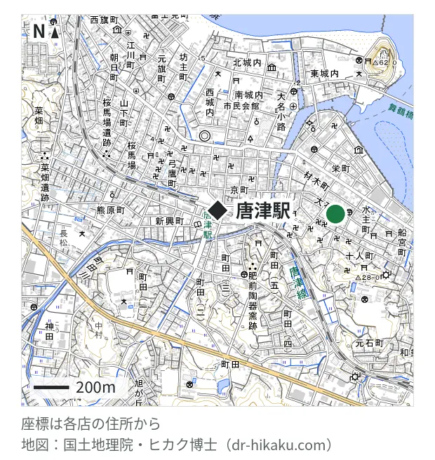 アイケアラボ 唐津店・唐津駅 671m・徒歩9分