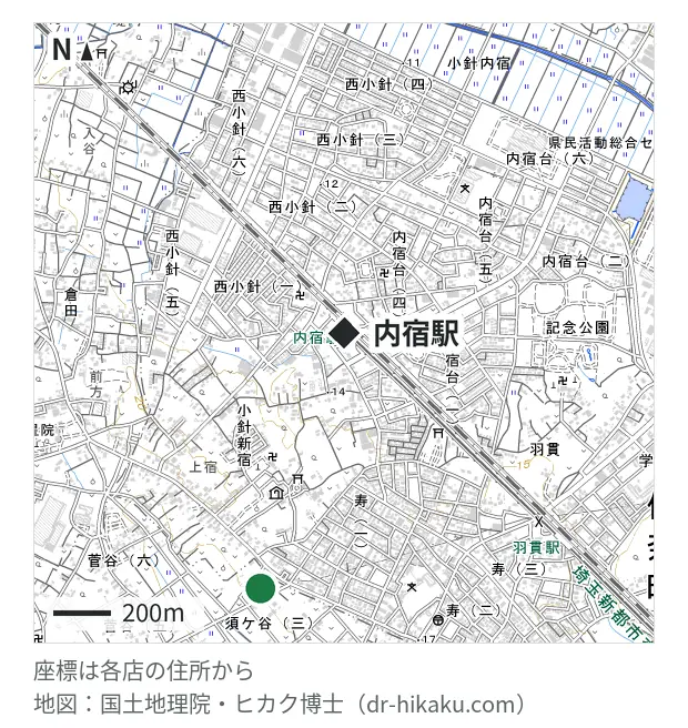 iPhone修理アイサポ 上尾須ケ谷店・内宿駅 935m・徒歩12分