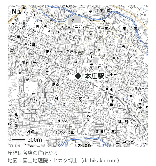 岩本屋 本庄店(移動式)・本庄駅 144m・徒歩2分