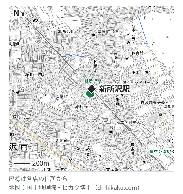 スマートファボ 新所沢店・新所沢駅 66m・徒歩1分