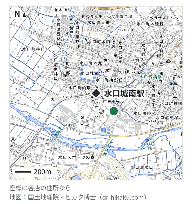 aineku・水口城南駅 316m・徒歩4分