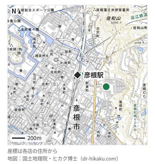スマートライン イオンタウン彦根店・彦根駅 464m・徒歩6分