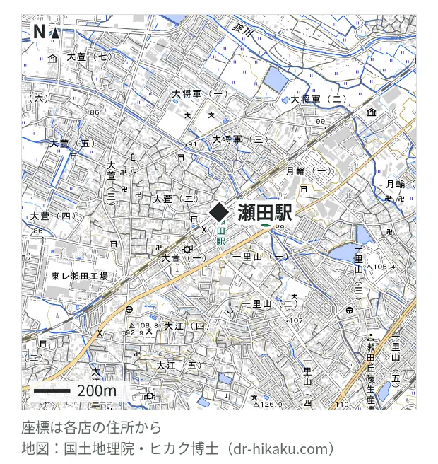Suuma アルプラザ瀬田店・瀬田駅 260m・徒歩4分