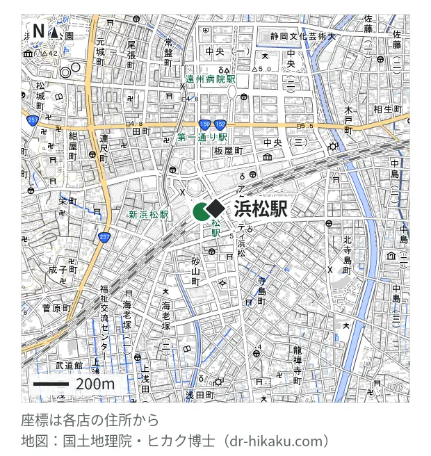 スマップル 浜松店・浜松駅 58m・徒歩1分