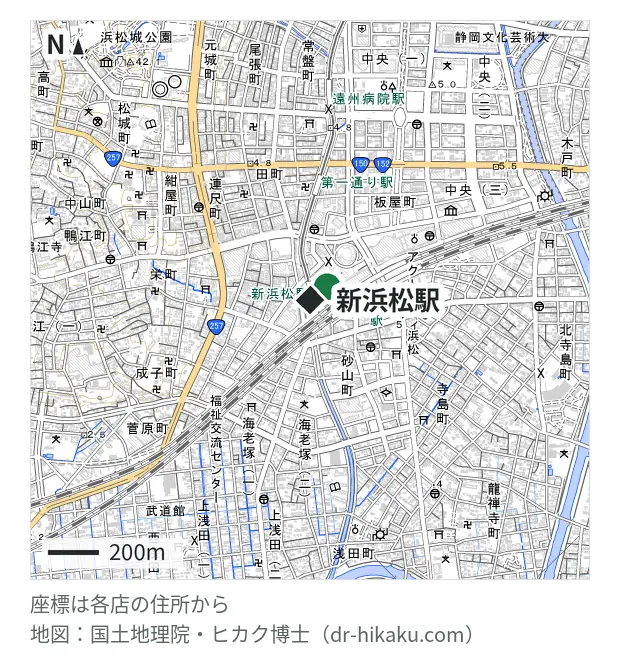 アイプラス 浜松遠鉄百貨店・新浜松駅 85m・徒歩2分