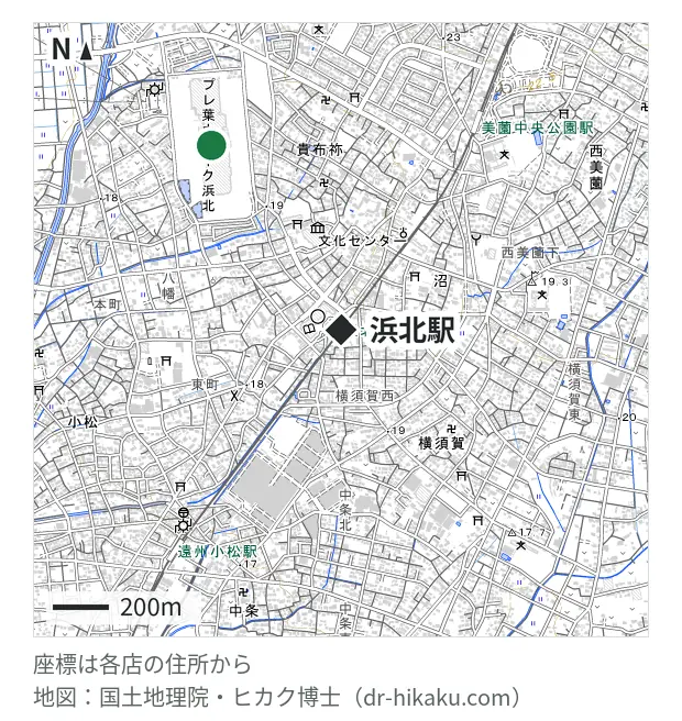 スマートクール プレ葉ウォーク浜北店・浜北駅 803m・徒歩11分