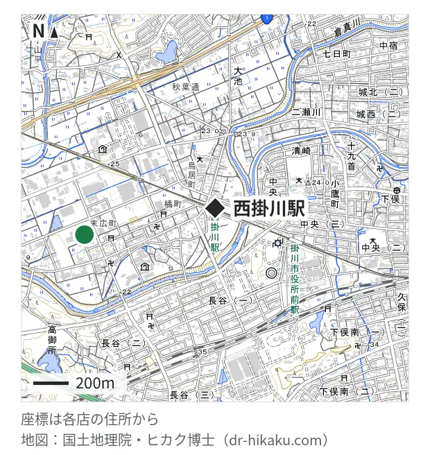 スマホ修理工房 掛川店・西掛川駅 752m・徒歩10分