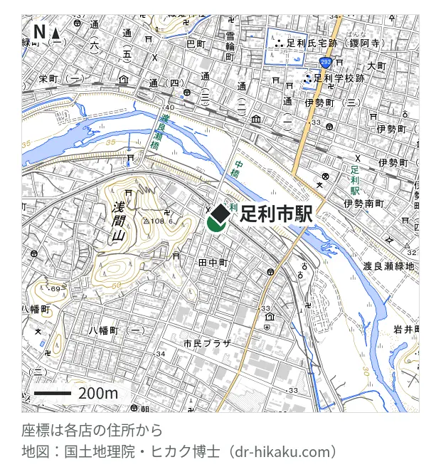 ifc 足利市駅前店・足利市駅 53m・徒歩1分