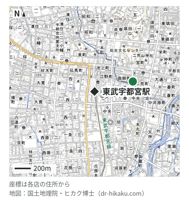 スマホ修理工房 宇都宮中央店・東武宇都宮駅 497m・徒歩7分