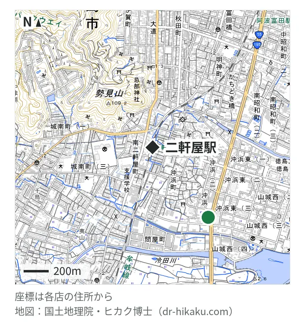 カメラのキタムラ 徳島・沖浜バイパス店・二軒屋駅 720m・徒歩9分
