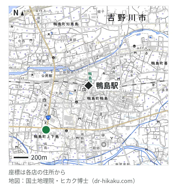 スマホ堂 鴨島店・鴨島駅 849m・徒歩11分