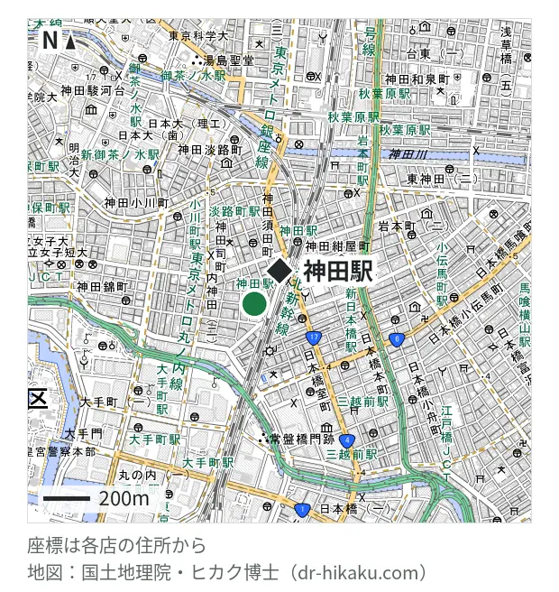 iPhoneリペアセンター 神田店・神田駅 128m・徒歩2分