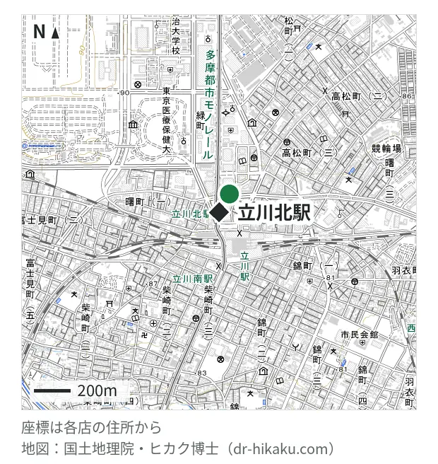 iCrackedStore 立川髙島屋S.C.・立川北駅 115m・徒歩2分