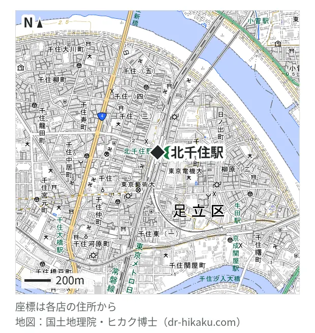 ダイワンテレコム 北千住店・北千住駅 64m・徒歩1分