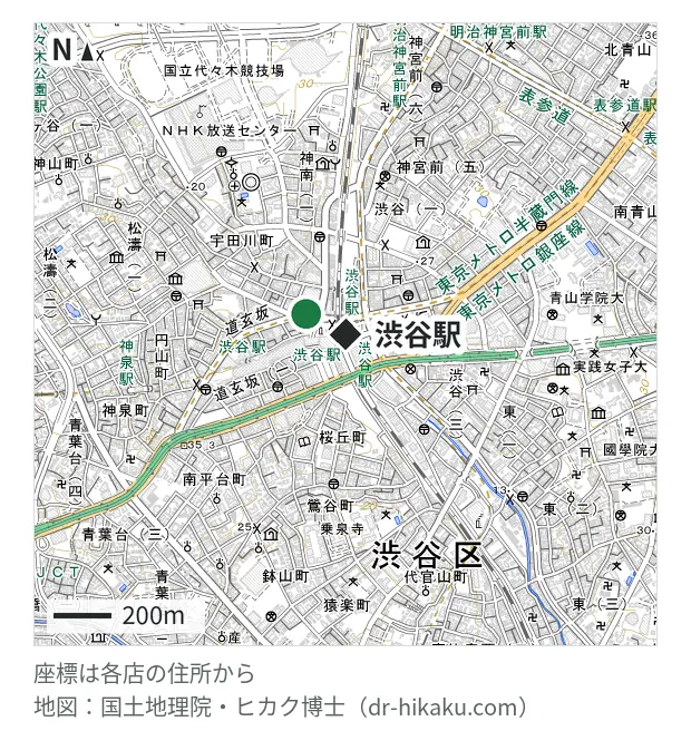 ダイワンテレコム 渋谷店・渋谷駅 87m・徒歩2分