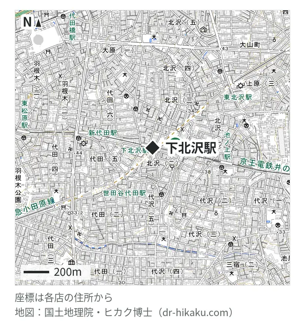 ダイワンテレコム 下北沢店・下北沢駅 148m・徒歩2分