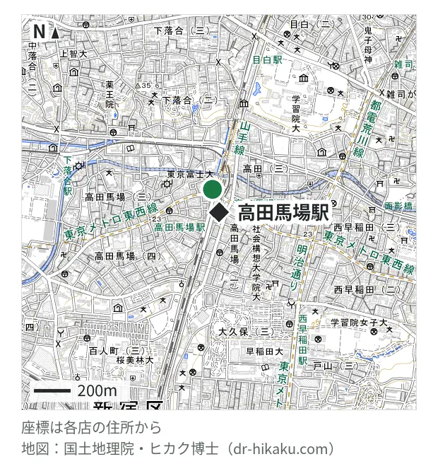 ダイワンテレコム 高田馬場店・高田馬場駅 123m・徒歩2分