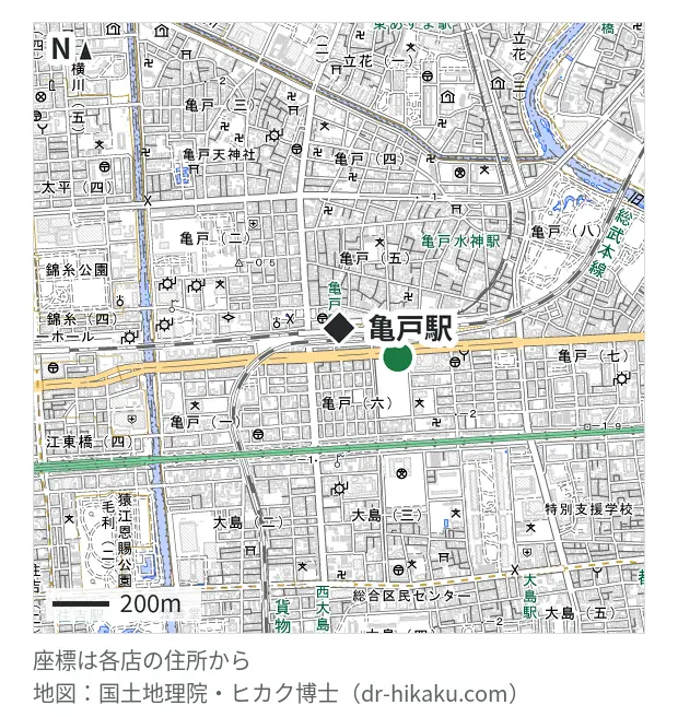 スマプラ カメイドクロック店・亀戸駅 221m・徒歩3分
