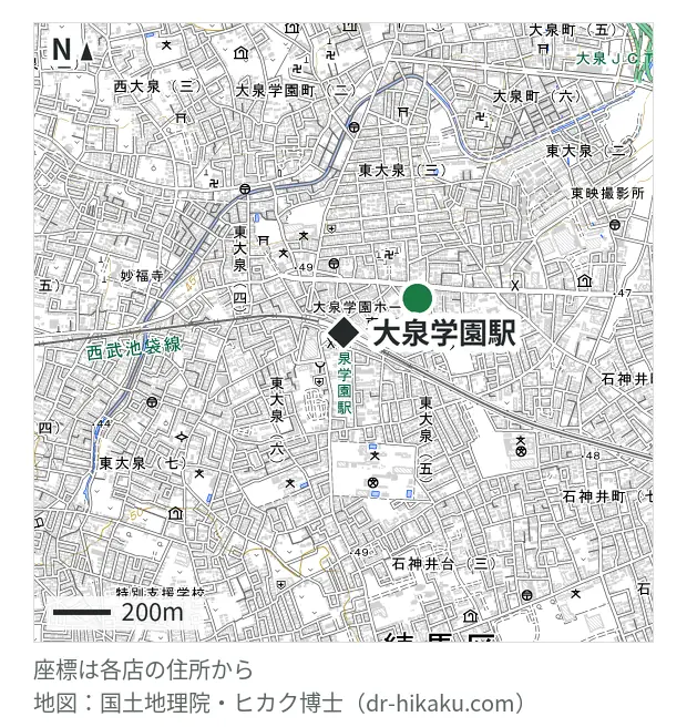 iPhone修理アイサポ 大泉学園店・大泉学園駅 284m・徒歩4分