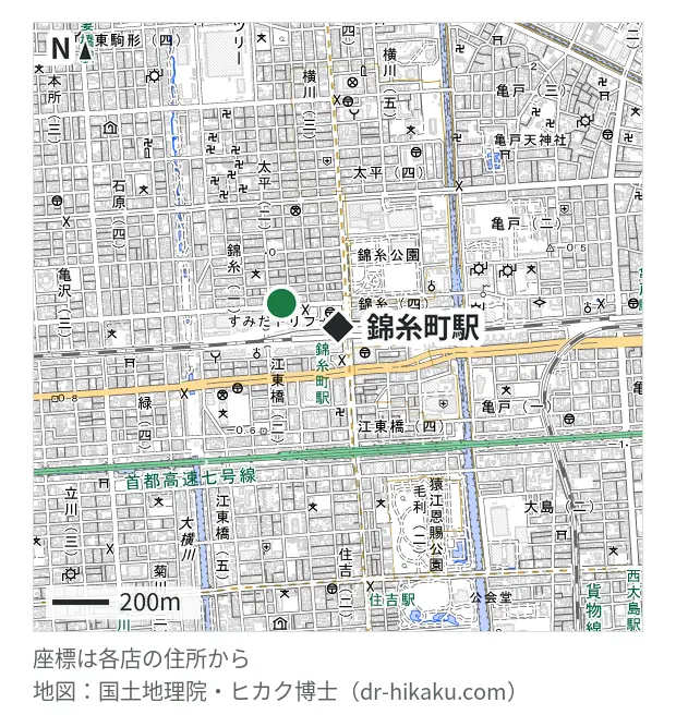 じゃんぱら 錦糸町北口店・錦糸町駅 213m・徒歩3分