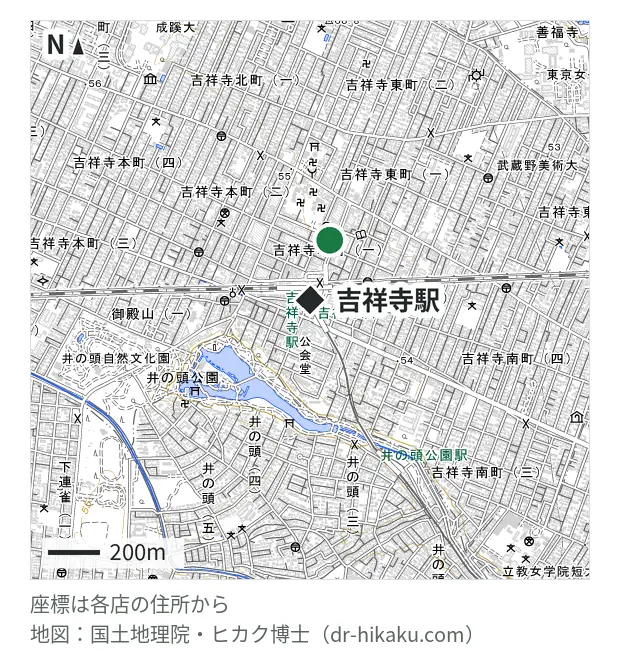 じゃんぱら 吉祥寺店・吉祥寺駅 209m・徒歩3分
