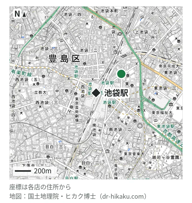 じゃんぱら 池袋東口店・池袋駅 287m・徒歩4分