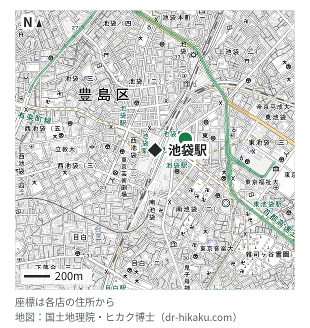 カメラのキタムラ 東京・LABI池袋本店・池袋駅 181m・徒歩3分