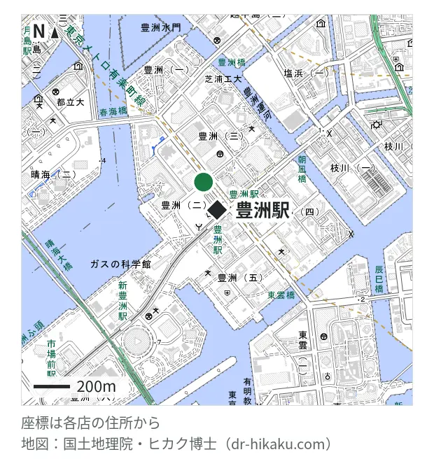 ノジマ アーバンドックららぽーと豊洲店・豊洲駅 123m・徒歩2分