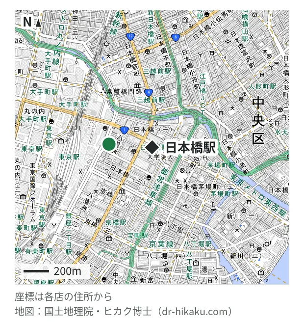 クイックガレージ 東京駅前・日本橋駅 246m・徒歩4分