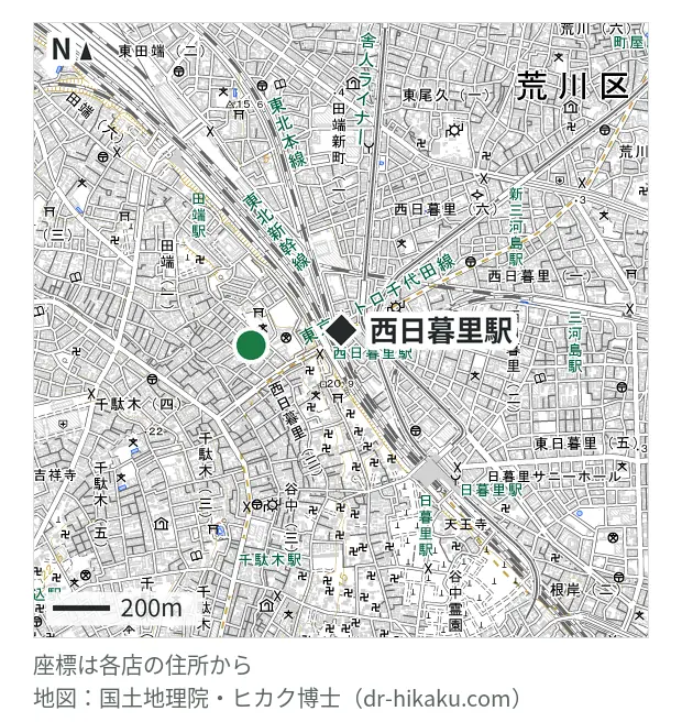 スマレストア 西日暮里店・西日暮里駅 273m・徒歩4分