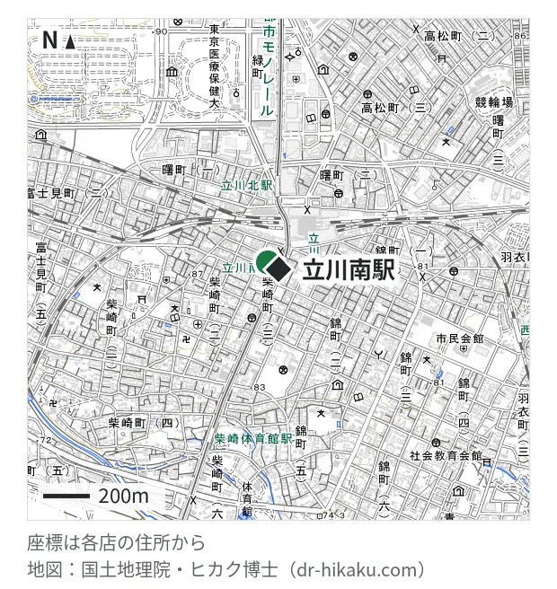 スマホクリニック 立川店・立川南駅 55m・徒歩1分